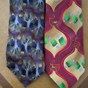 2 J. Garcia Collection’s Edition 100% Silk Ties